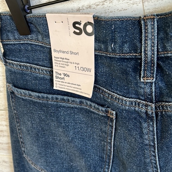 SO Boyfriend Shorts Super High Rise | SIZE 11/30W - Picture 3 of 5